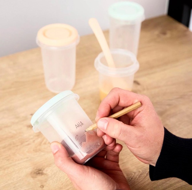 Sada 6 hermetických nádob Miniland Dreamland v rôznych veľkostiach